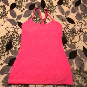Lululemon Hot Pink Tank Top size 4